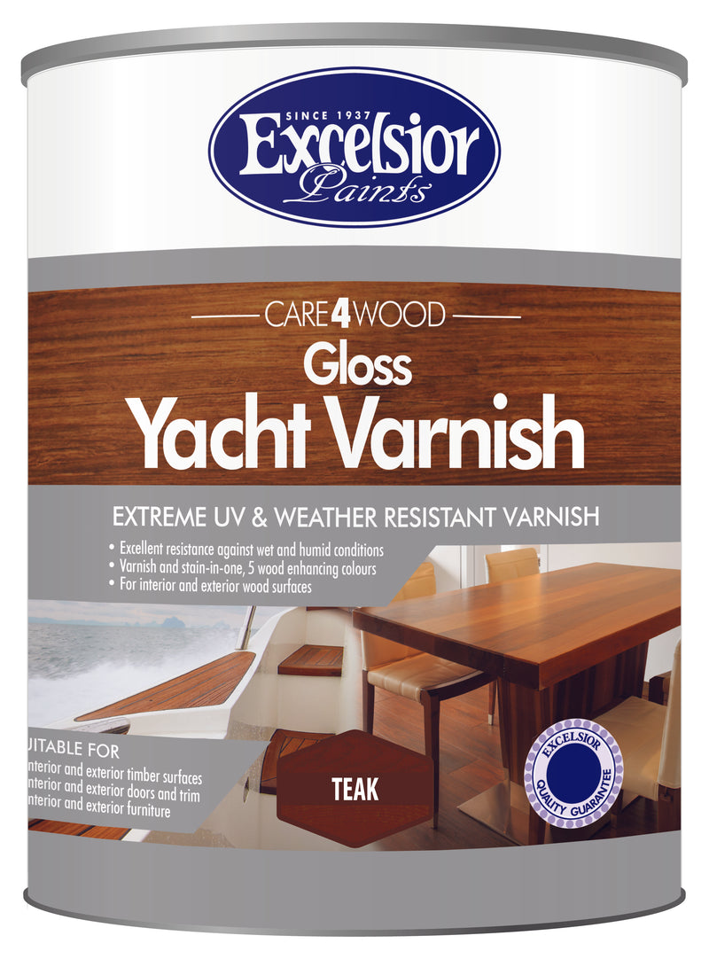 Excelsior Yacht Varnish Interior Or Exterior - Hall's Retail