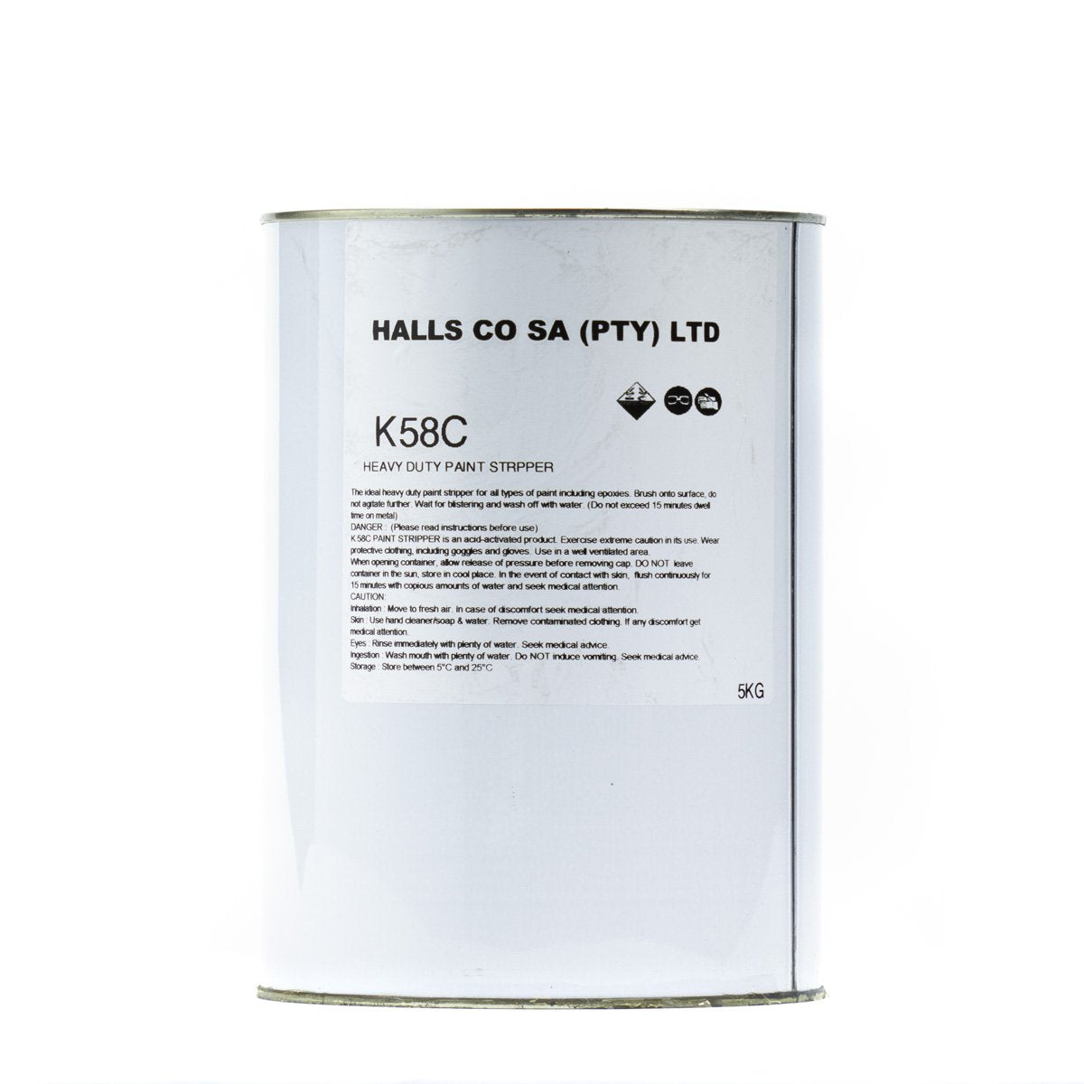 K58C Paint Remover 5L - Hall's Retail