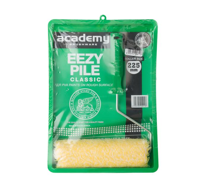 Academy 225Mm Ezzypile Roller, refill and trayset - Hall's Retail