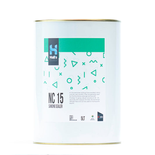 Nc15 Nitrocellulose Sanding Sealer Clear - Hall's Retail
