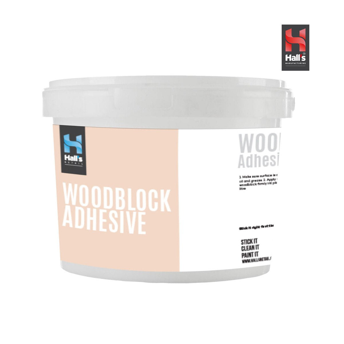 Woodblock Adhesive - Hall's Retail