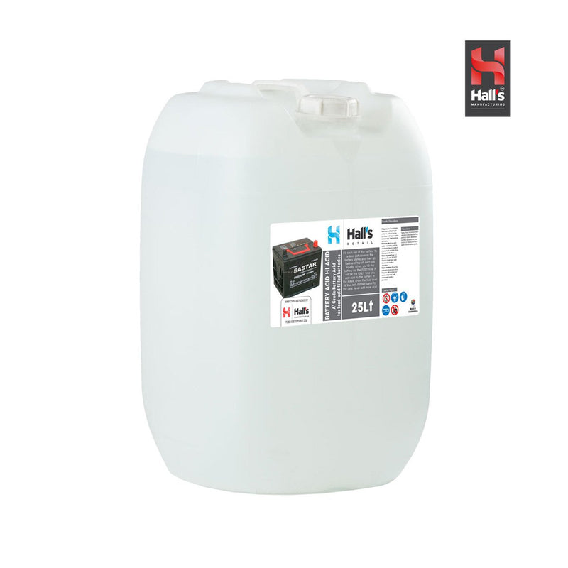 Battery Acid Hi Acid 25L - Hall's Retail