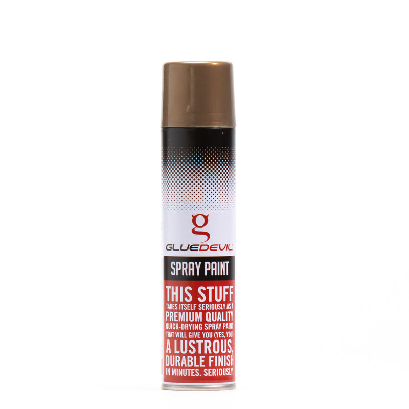 Glue Devil Spray Paint Metallic Colours 300ml - Hall's Retail